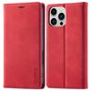 LC.IMEEKE For iPhone 16 Pro Case Wallet Microfiber Leather Phone Cover