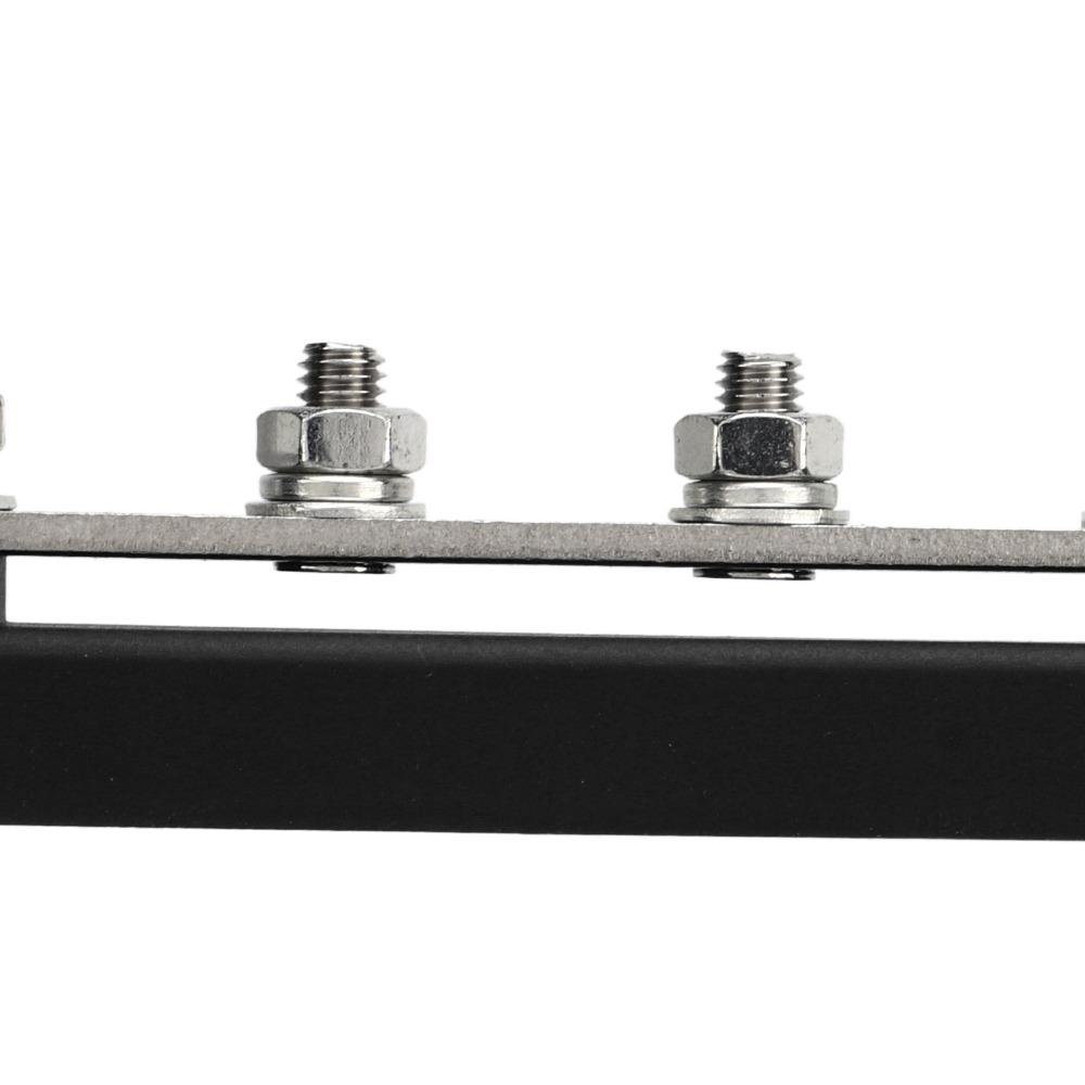 M6 Screw Terminal Block 6 Terminal Bus Bar Marine Power Distribution Distribution Block Vehicle