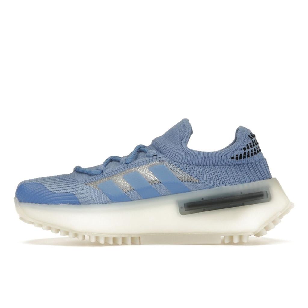 Adidas NMD_S1 Blue Fusion женские кроссовки Off-White Cloud-White HQ4468