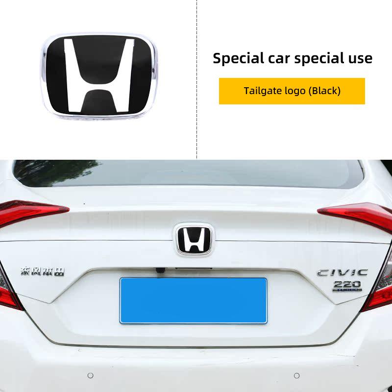 PLXI9 Car Front Hood Emblem Logo Rear Trunk Badge For Honda 2006-2025 Civic FIT HRV Vezel Avancier Accessories