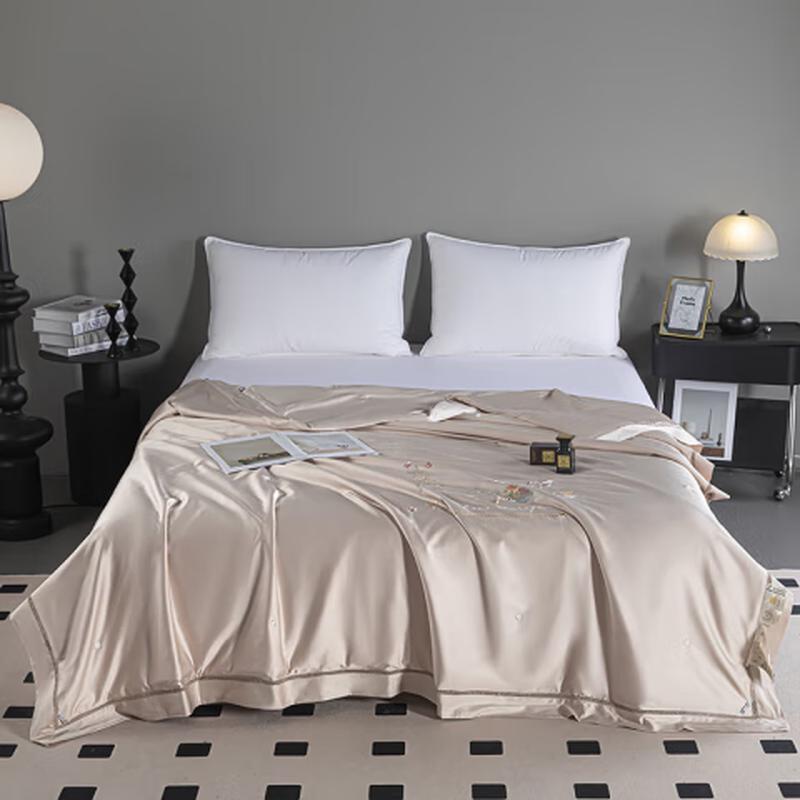 Shanshan Long-Staple Cotton Silk Quilt with Suzhou Embroidery