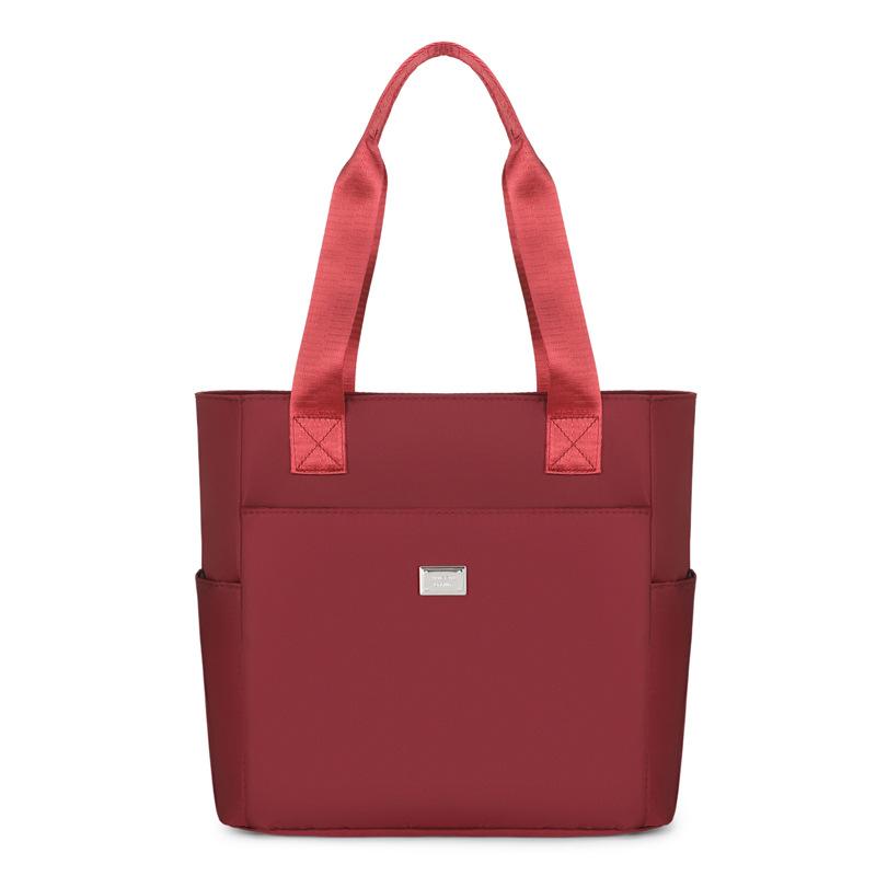 Однотонная простая повседневная наплечная сумка-подмышка, универсальная для ежедневных поездок, практичная сумка-тоут для ношения в руке