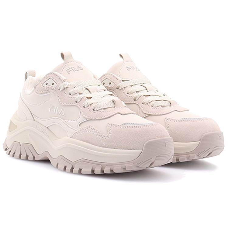 Fila Модные Кроссовки Синтетическая Кожа Низкие Массивные Кроссовки Женские Рустикальные F12W144147FMB