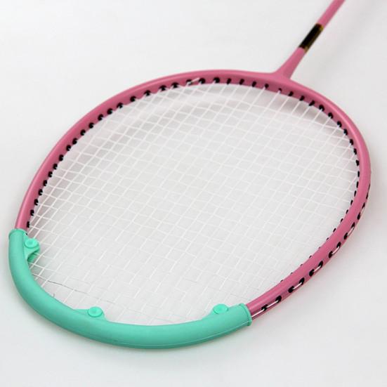 2Pcs Badminton Racket Head Protector Badminton Racquet Wire Frame Protective Sleeves Wear Resistant Flexible Badminton Racket Head Covers