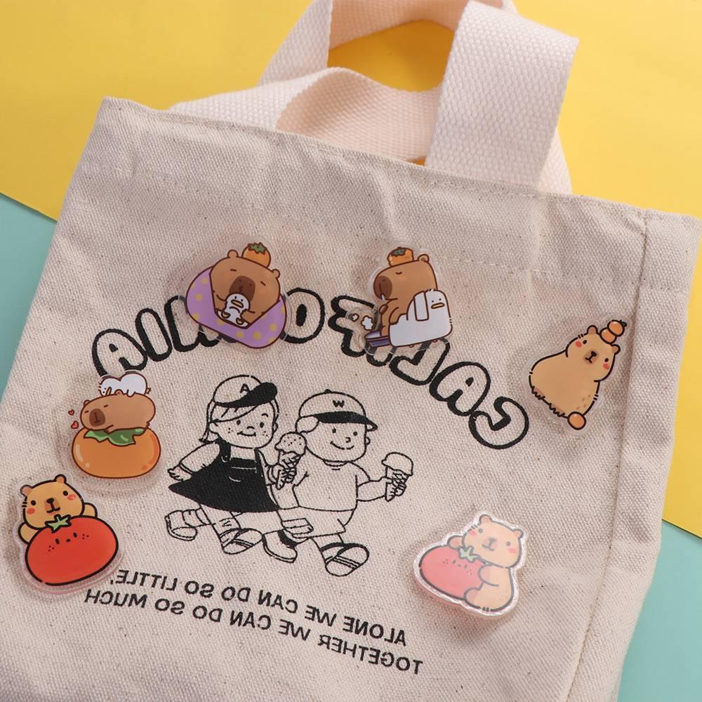 Капибара Акриловый Пин Капибара Милый Пин Капибара Мультяшный Значок Животное Вечеринка