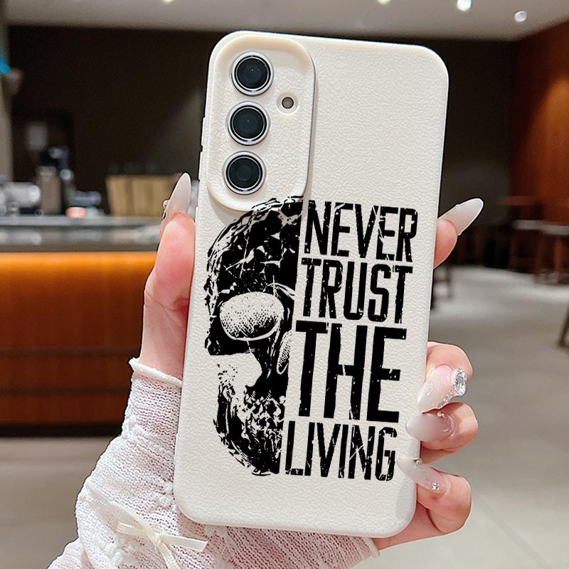 Чехол с узором из черепов с буквами для Samsung A18 A57 A37 A17 A56 A36 A26 A16 A55 A35 A25 A15 A54 S21 FE S22 S23 S24 Plus S25 S26 Ultra Силиконовый чехол