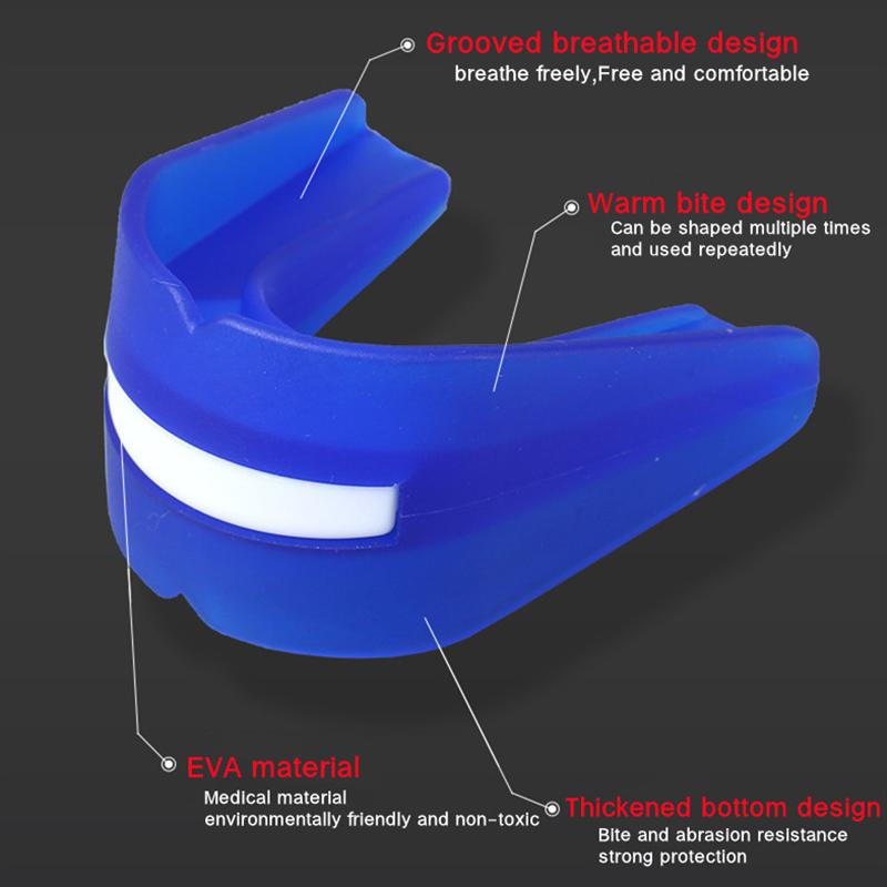 1 Pcs Double-Sided Sport Mouthguard Adults Teeth Mouth Guard for MMA Taekwondo Boxing Football Basketball Hockey Teeth Protector 3