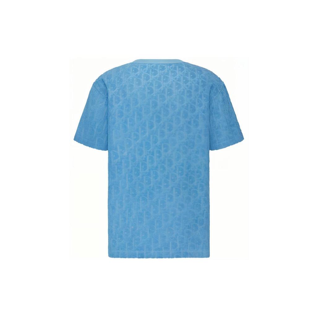 DIOR OBLIQUE SS23 T Shirt Men's Blue 113J692A0614-C575