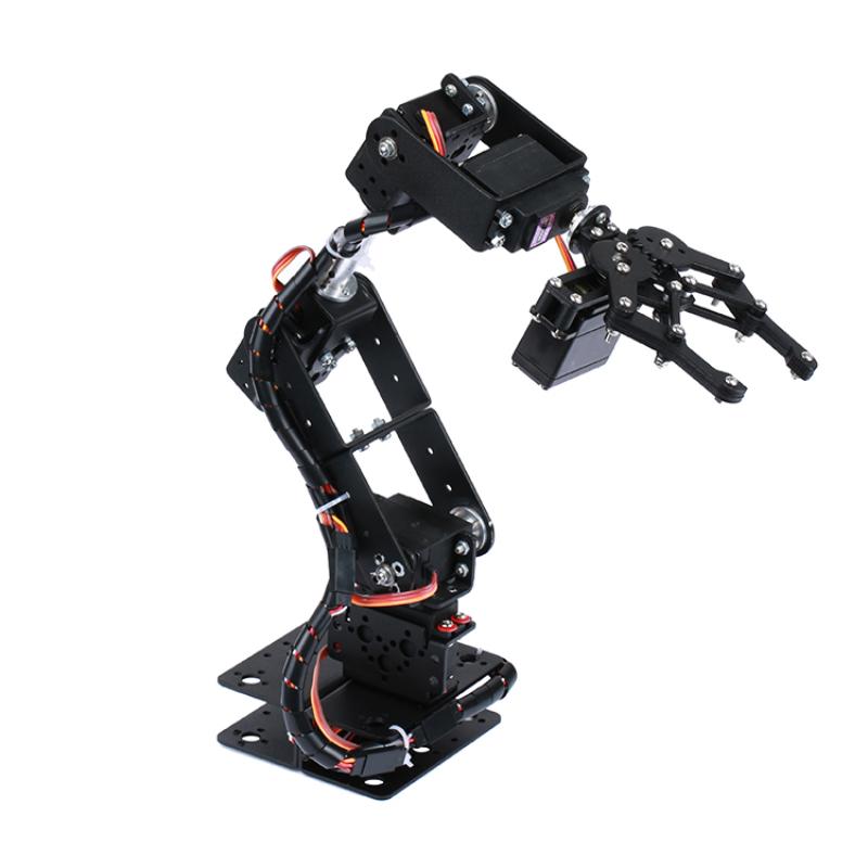 6 DOF Robotic Arm DIY Kit Multi Dof Robot Servo Grasping Maker Education Construction For Arduino ESP32 Programmable Robot Arm