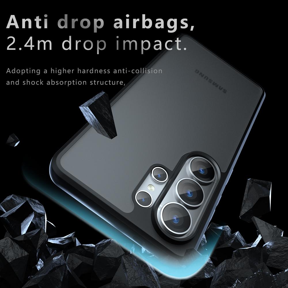 Прозрачный чехол для Samsung Galaxy S26 Ultra S25 Plus S24 FE Кейс Ультратонкий Матовый Полупрозрачный Прозрачный Защитный Фунда Капа