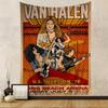 Van Halen Retrorock Band Hanging Bohemian Tapestry Hanging Tarot Hippie Wall Rugs Dorm Japanese Tapestry