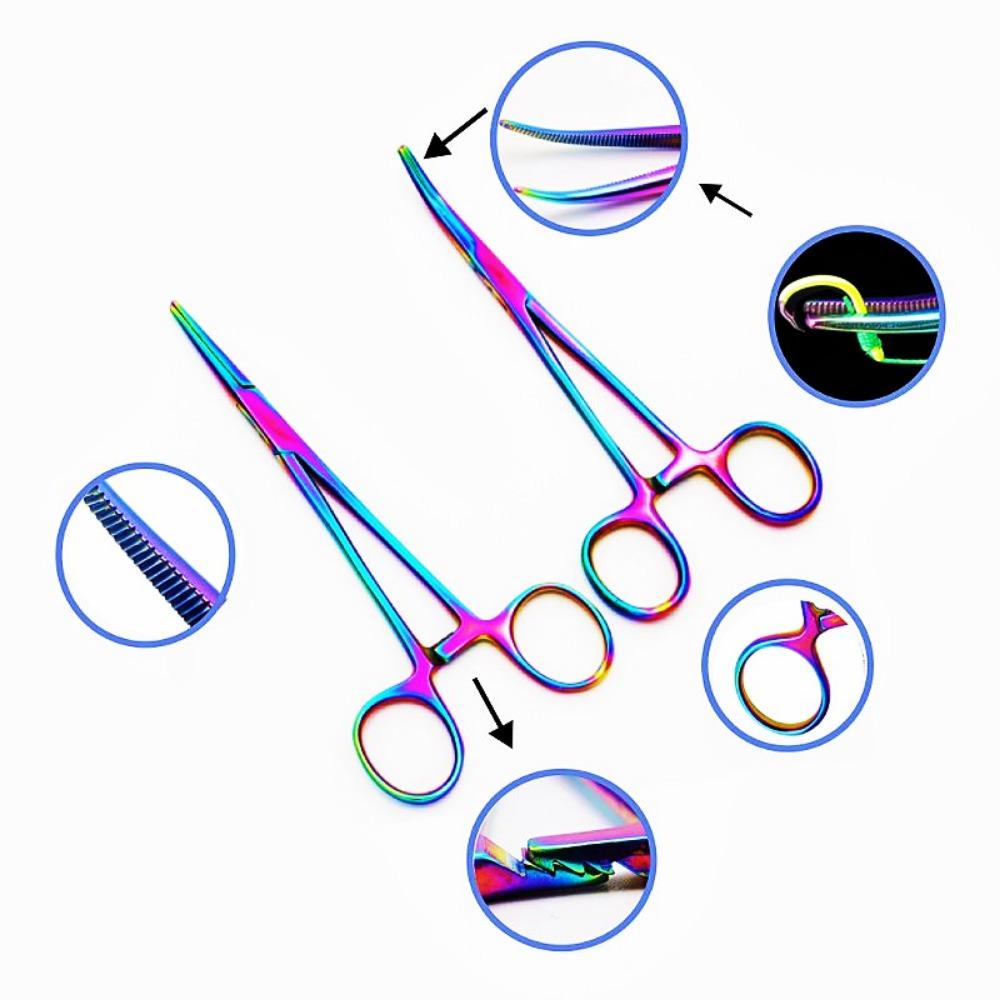 Tip Dog Grooming Scissors Trauma Shears Scissor Cat Surgical Forceps Pet Hemostatic Clip