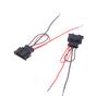 2Pcs Car Speaker Wire Harness Adaptor Vehicle For Golf For Seat For Vw Passat