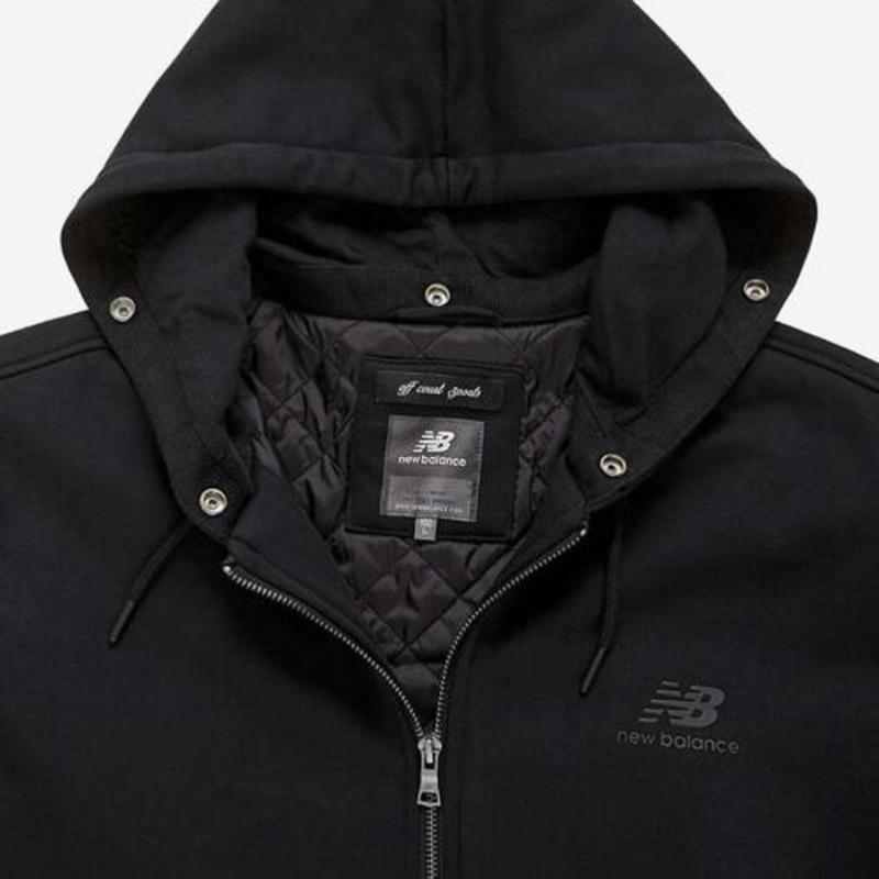 New Balance Унисекс джемпер с меховым капюшоном Nbnqc42853