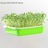 1set Sprout Dish Growing Pot Hydroponic Vegetable Beans Seeding Pot Household Plants Germination Tray Nursery With Lid Kits