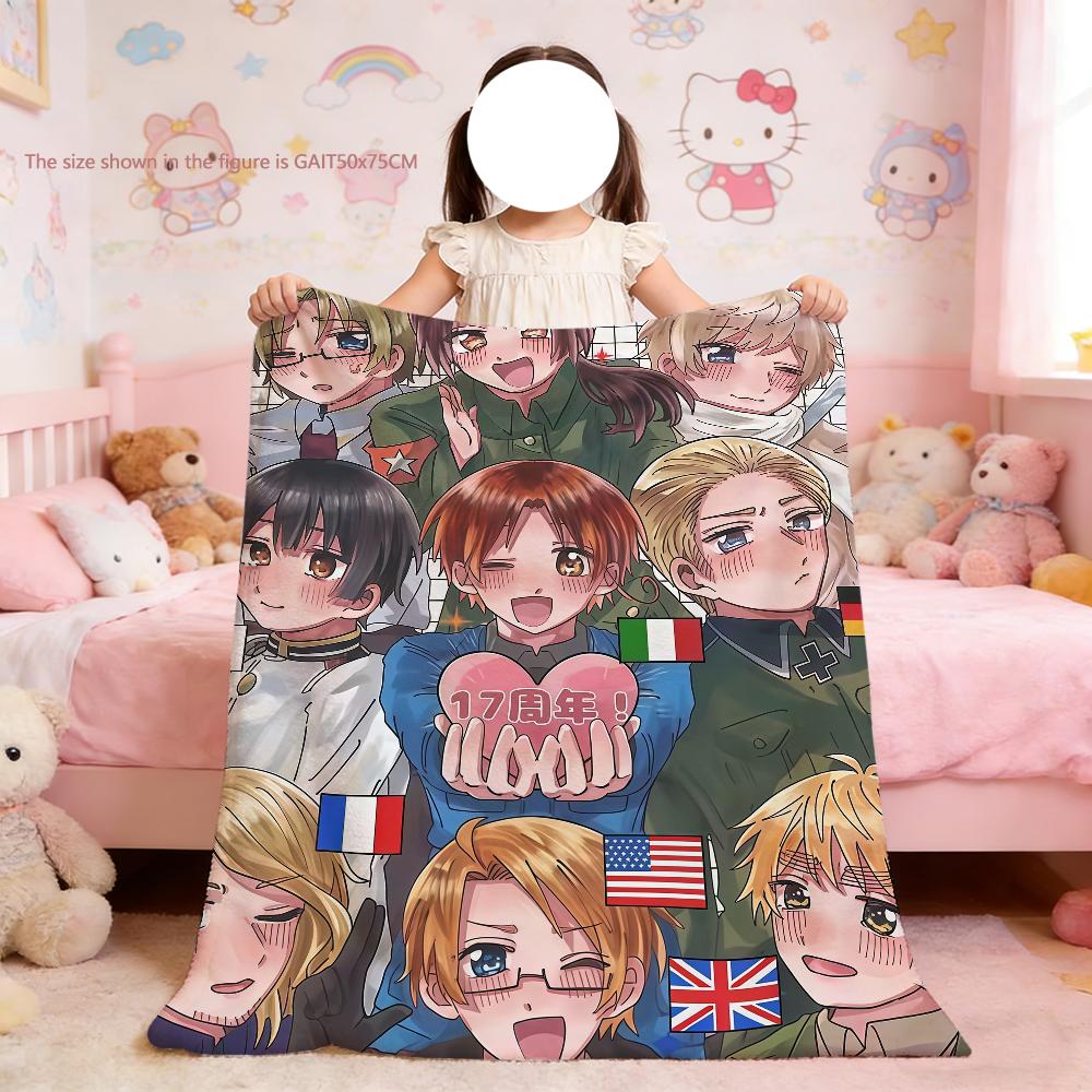 Плед Для Hetalia Мягкий Плед для Пикника Мира Кровать Диван Дом Группа Спальня Уютный Теплый Звезды Комфортный