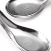 5/10pcs Flat Stainless Steel Spoon Set Thickened Adult Student Spoon Eating Soup Rice Spoon  Canteen