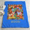 artist MMalen Pazoss Throw Warm Soft Flannel Blanket Multiuse for Sofa Bed Camping Travel Nap