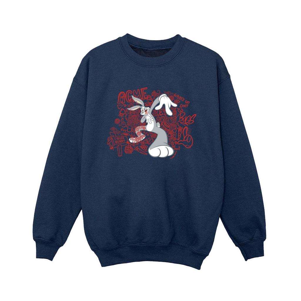 Looney Tunes Boys ACME Doodles Bugs Bunny Sweatshirt