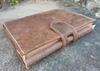 Personalized Faux Leather Refillable Journal: Rustic Travel Diary