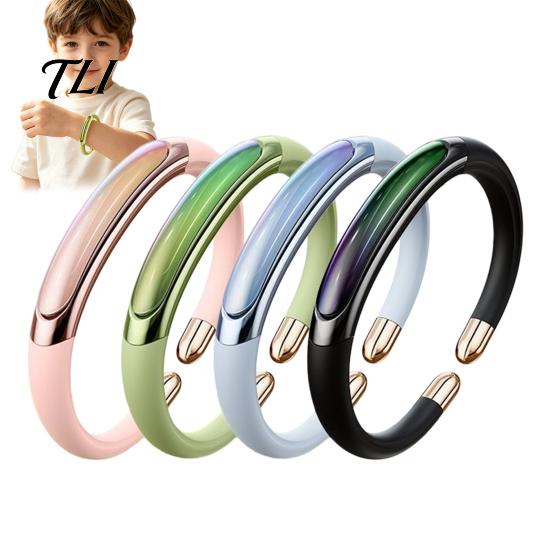 Deet Free Mosquito Repellent Wristband Bracelet with Plants Essential Oil, DEET-Free Silicone Bangle for Kids Adults, Outdoor Camping Hiking