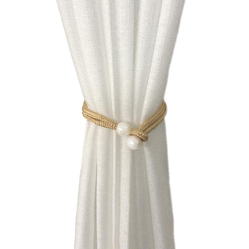 Креативная жемчужная веревка и галстук для украшения штор, легкая роскошная пряжка для штор в гостиной
