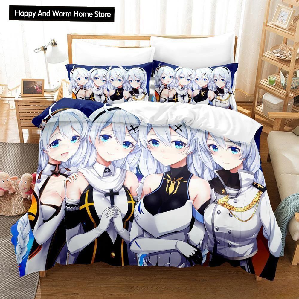 Honkai Impact 3 Bedding Set Anime Duvet Cover Single Twin Full Queen King Size for Adult Boy Bedroom