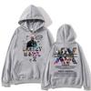 Худи с принтом Rapper Chris Brown Breezy Bowl XX Tour Харадзюку Модное Мужское с Длинным Рукавом Оверсайз Популярное Худи Стритвир