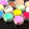 12 разноцветных акриловых насадок для дизайна ногтей, УФ-гель, порошок, пыль, 3D набор украшений «сделай сам»