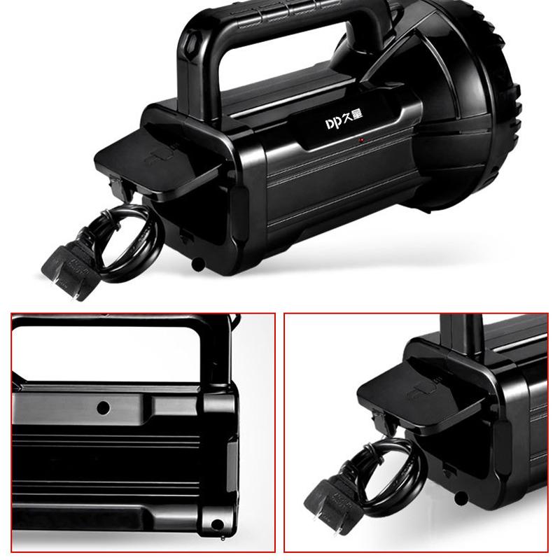 Мощный светодиодный прожектор, уличный портативный светильник, телескопический аварийный патрульный фонарик