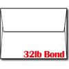White 32lb Bond Heavyweight A2 Envelopes - 100 Envelopes - Desktop Publishing Supplies™ Brand Envelopes