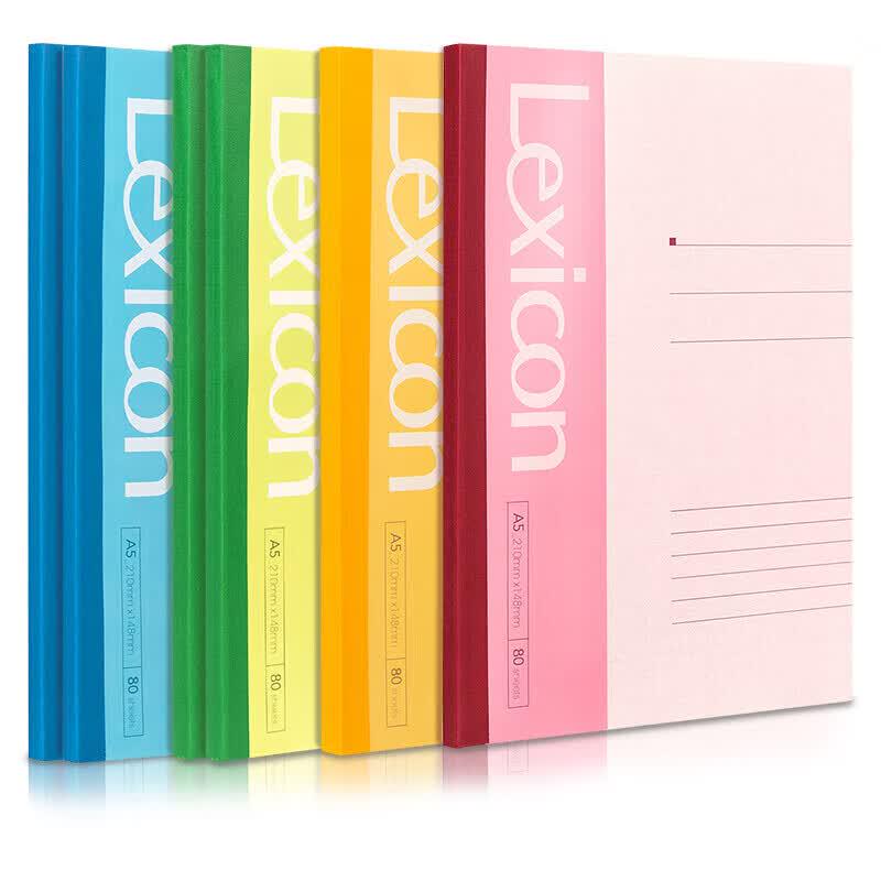 Deli 7654 A5 Wireless Bound Notebook, 80 Sheets