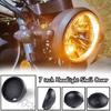 7 Inch Motorcycle LED Headlight Housing Headlight Cover Mounting Bracket Adjustable Light Shell Lighthouse Moto Accessories