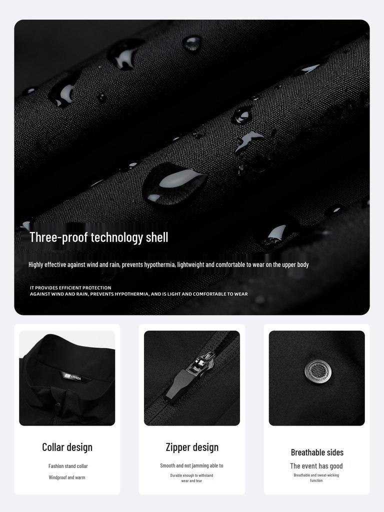 Customized Company Outdoor Jackets with Logo for Autumn/Winter Employee Workwear