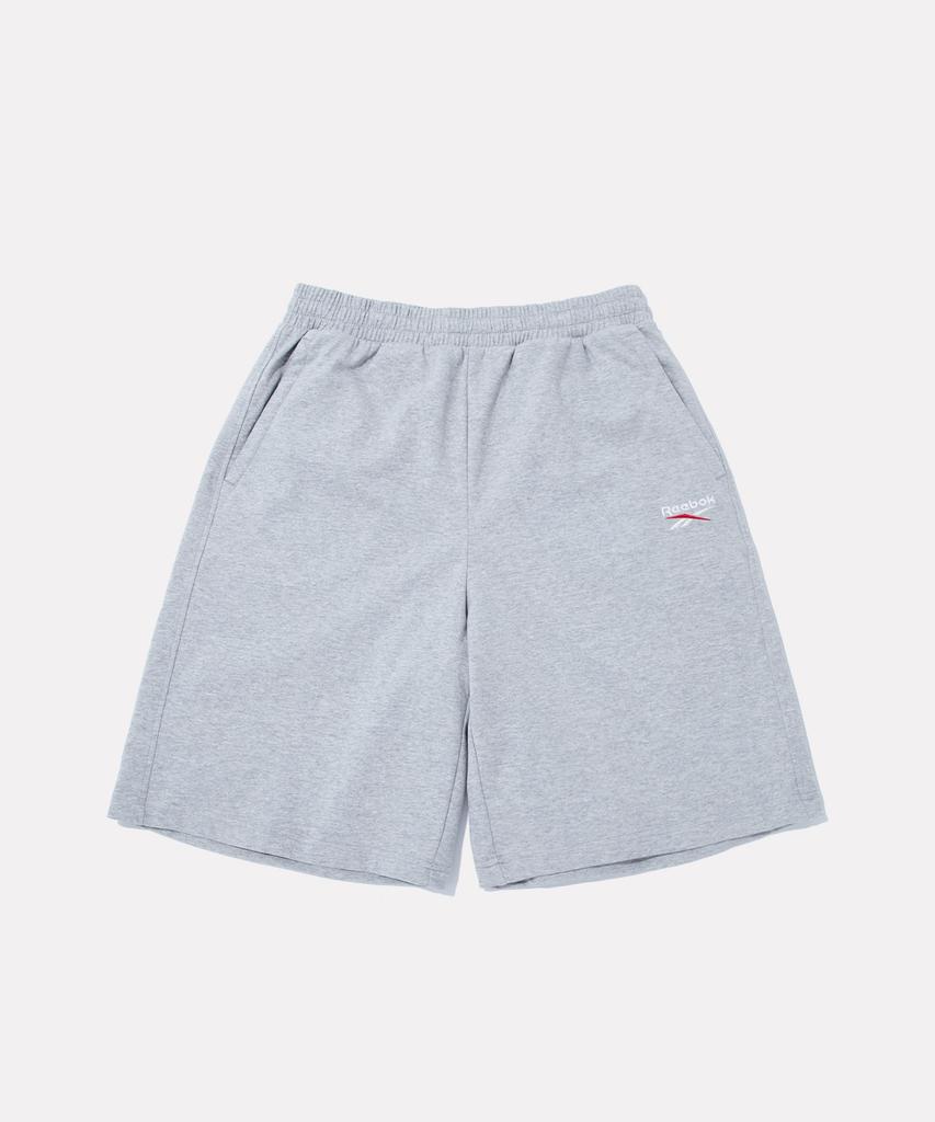 REEBOK Wide Sweatshirt Bermuda - Melange Grey