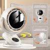 5-Speeds Portable Clip Fan Rechargeable Car Fan 80° Auto Rotation Dashboard Cooling Fan Powerful Silent for Car Home Truck SUV