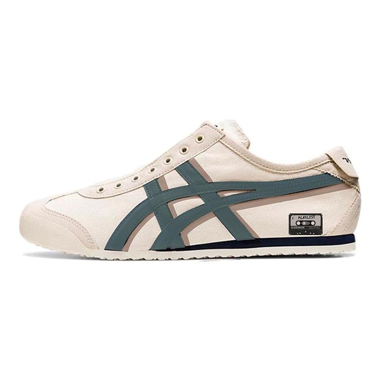 ONITSUKA TIGER MEXICO 66 Холщовые Легкие Низкие Повседневные Кроссовки Унисекс Бежевые 1183A360-205(Команда183-)