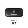 SSOE5 For Skoda Leather Knee Pad Car Interior Pillow Protection Cushion Kodiaq Fabia Kamiq Karoq Octavia 2 3 Rapid Scala