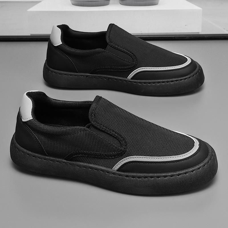 Весенне-летние новые дышащие и легкие мужские повседневные туфли, сетчатые легкие роскошные тканевые туфли, мужская повседневная обувь