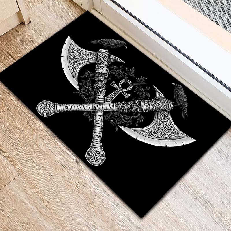 Fantasy Unicorn & Rainbow Night Non-Slip Doormat, Decorative Floor Mat