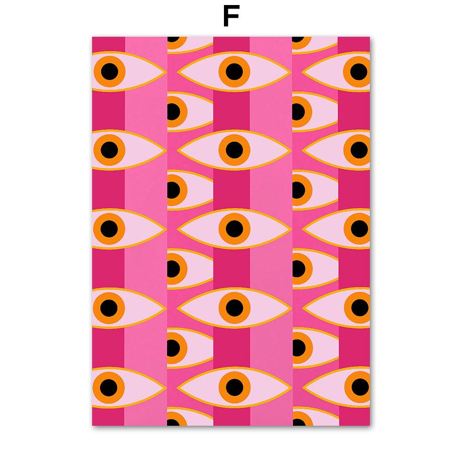 Abstract Henri Matisse Flower Tiger Coral Eye Geometry Vintage Posters Canvas Painting Wall Art Print Picture Living Room Decor