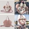 Shelliemay Itabag Cartoon Plush Shoulder Bag Versatile Handbag For Casual Wear