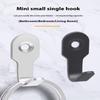 20/10Set Mini Stainless Steel Hook With Screw Items Key Rack Wall Punching J-Shaped Hooks Kitchen Accessories Bathroom Hardware