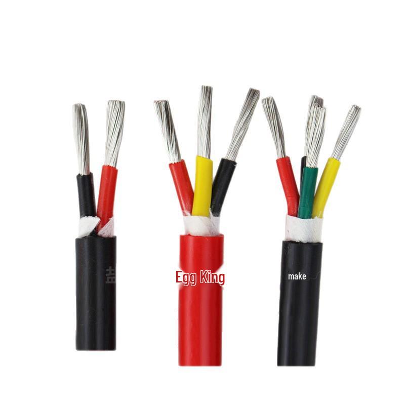 Ultra-Soft Silicone High-Temperature Resistant Power Cable: 2-Core/3-Core/4-Core Antifreeze Sheathed Wire.