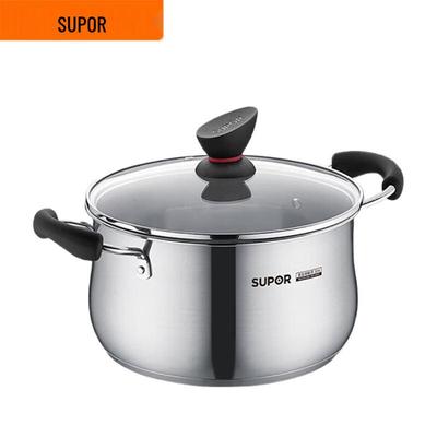 Суповая кастрюля SUPOR из нержавеющей стали 304, 20 см
