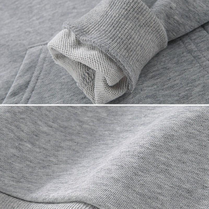 1-8 Years Kids Hoody Children Spring/Autumn Solid Color Sweatshirt Abdomen Pocket