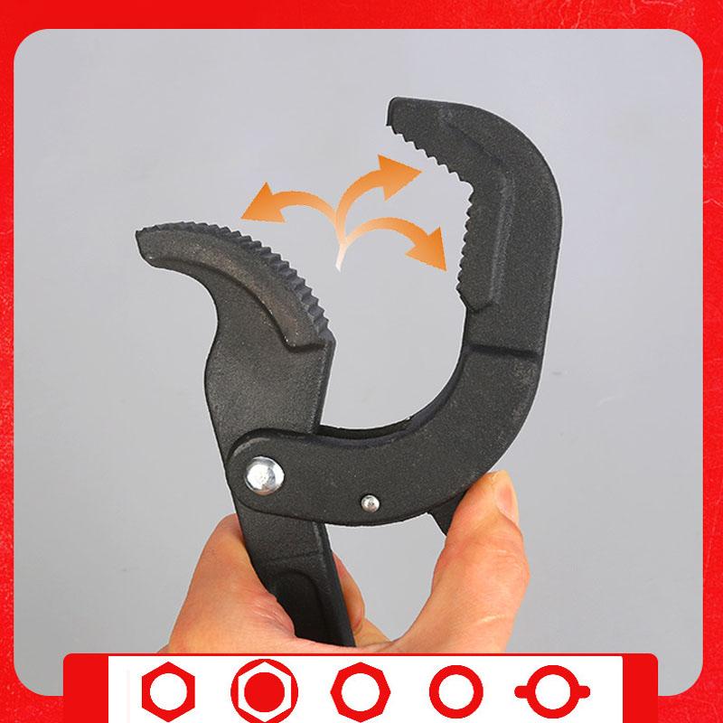 1 шт. 14-30/30-60 мм универсальный трубный ключ гаечный ключ с открытым зевом углеродистая сталь защелкивающийся инструмент сантехник многофункциональный ручной инструмент