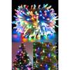 Colorful Christmas Pine Tree Light 10 Meters Plug Led Rgb Decoration Lamps Light