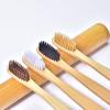 3Pcs Eco Pure Natural Bamboo Charcoal Adult Medium Soft Hair Toothbrushes Home Hotel Supplies