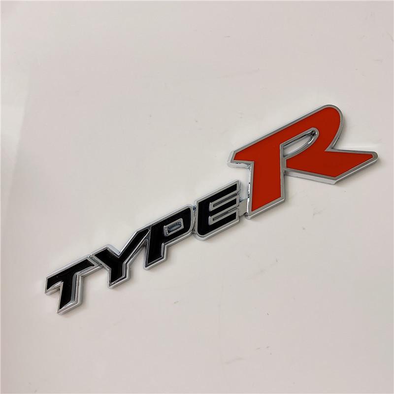 Модифицированные металлические наклейки на автомобиль: Логотип TYPER для Civic, Fit, Crider, Spirior, XRV, Vezel